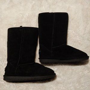 Bearpaws black womens Dorado suede boots size 8